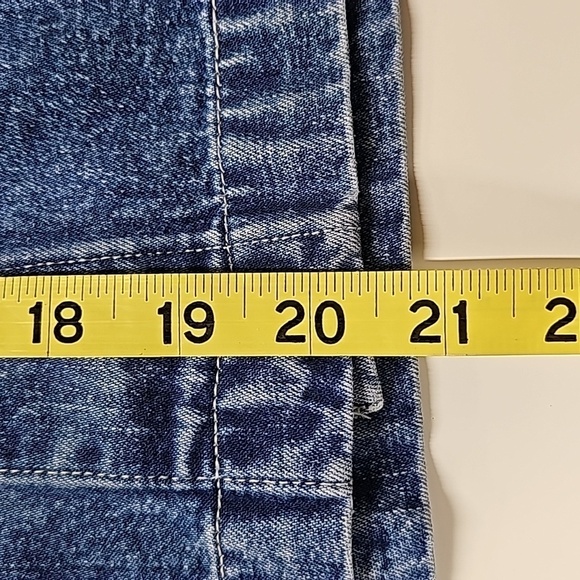 Eddie Bauer button front vintage 90's denim skirt, Size 10 - Picture 6 of 6